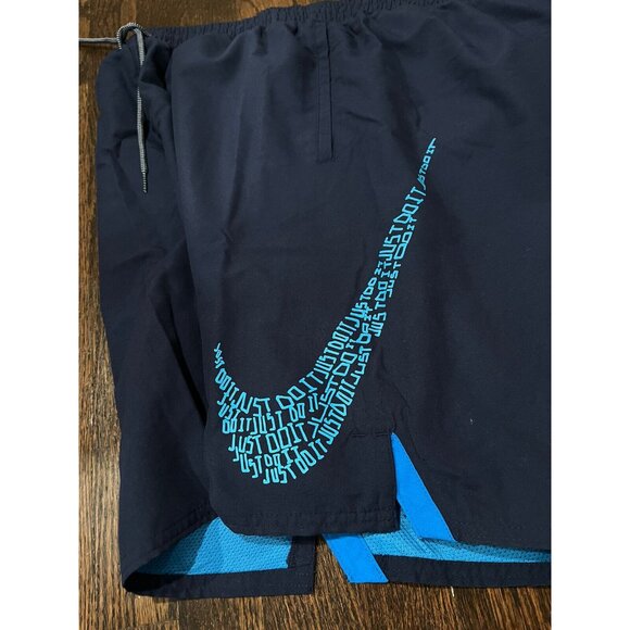 NWT Nike Swim Men's JDI Swoosh 9" Midnight Navy Volley Shorts Size XL $58 - Picture 9 of 10